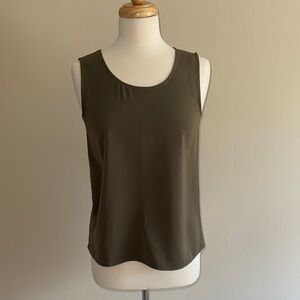 EXPRESS Extra Small XS Olive Green Sleeveless Top
